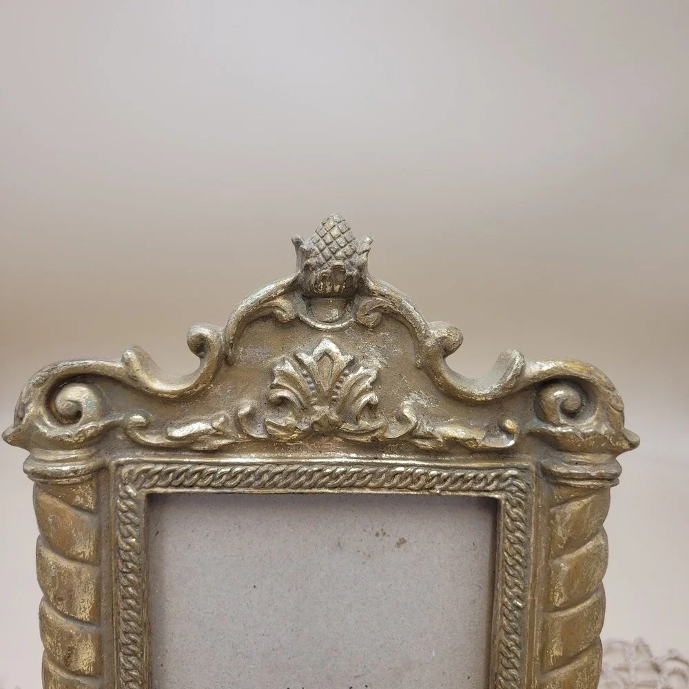 Elements Gold Ornate Baroque Style 4x6 Picture Frame Architectural Tabletop 10x6